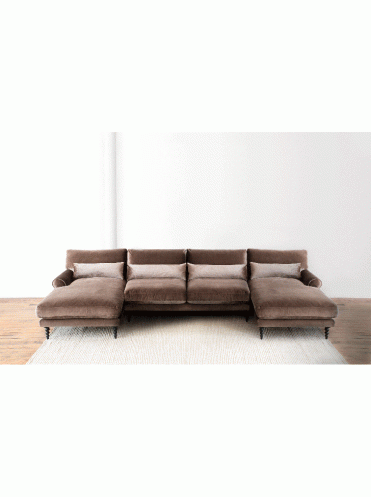 Максвелл П-образный Тканевый диван